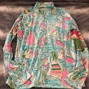 NWT Lilly Pulitzer Serena Jacket in “You Gotta Regatta”